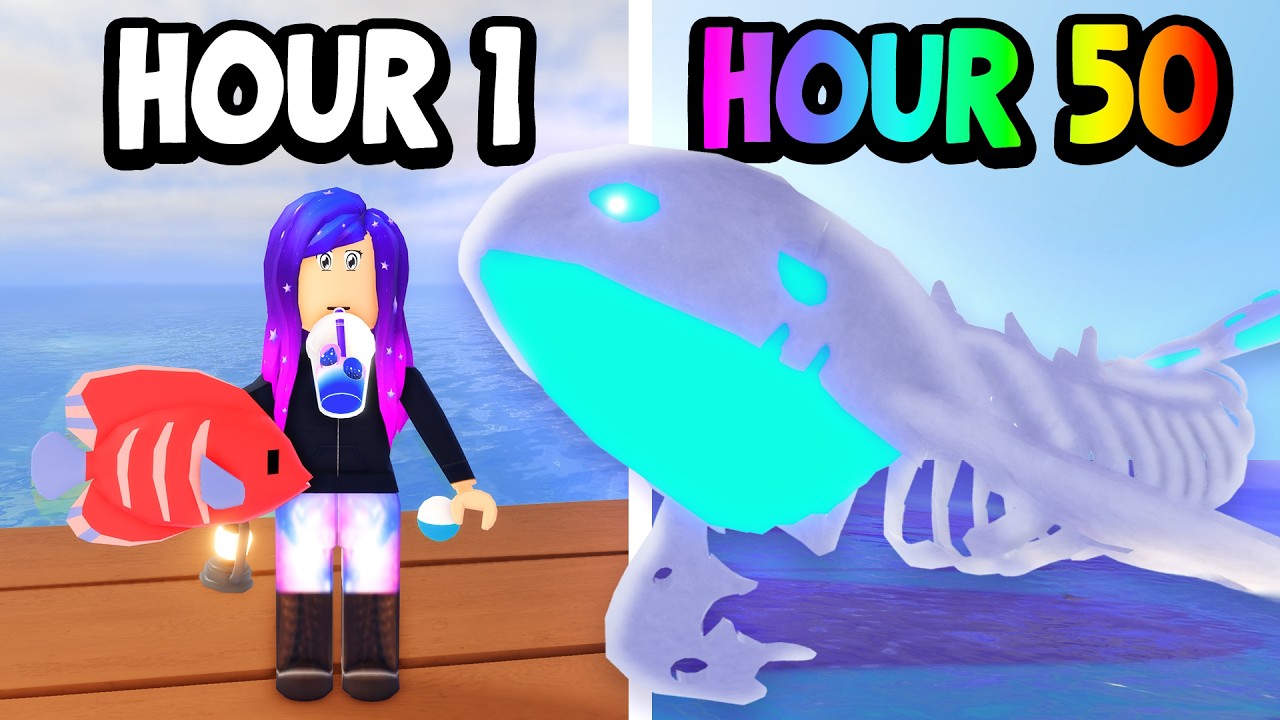 I Spent 50 Hours Fishing For A SECRET FISH in Roblox!