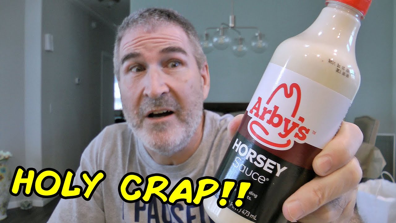 THEY REALLY DID IT NOW! Arbys Horsey Sauce In A Bottle Review 😮