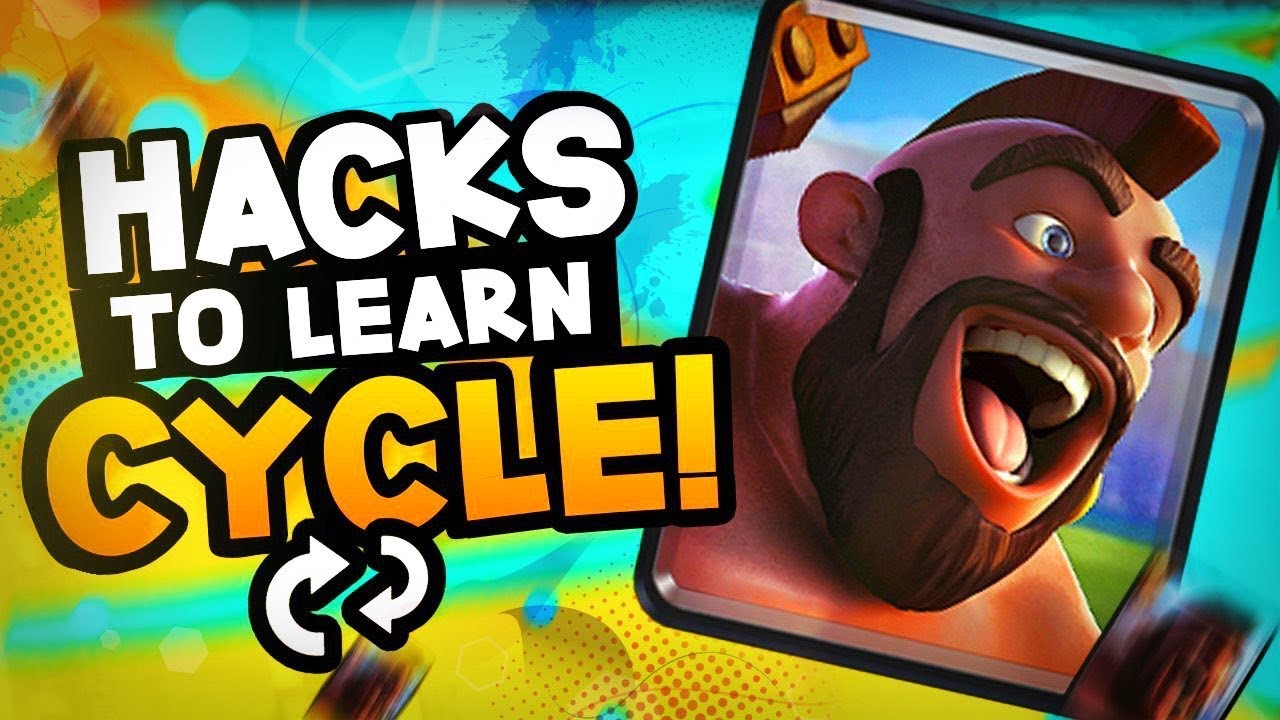 How to HACK your CYCLE SKILLS in Clash Royale! (2 Mini Games)