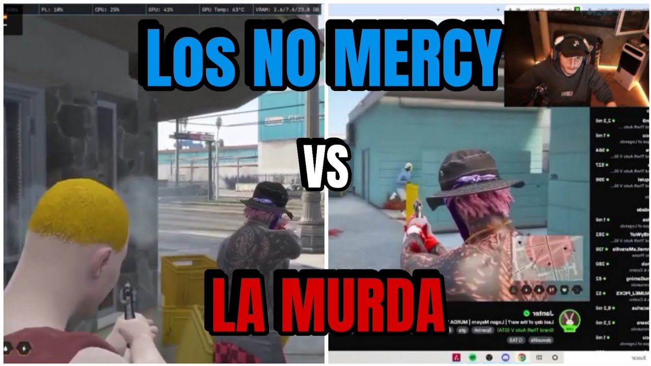 LA NO MERCY VS LA MURDA PRIMER ENFRENTAMIENTO • FAMILY RP 