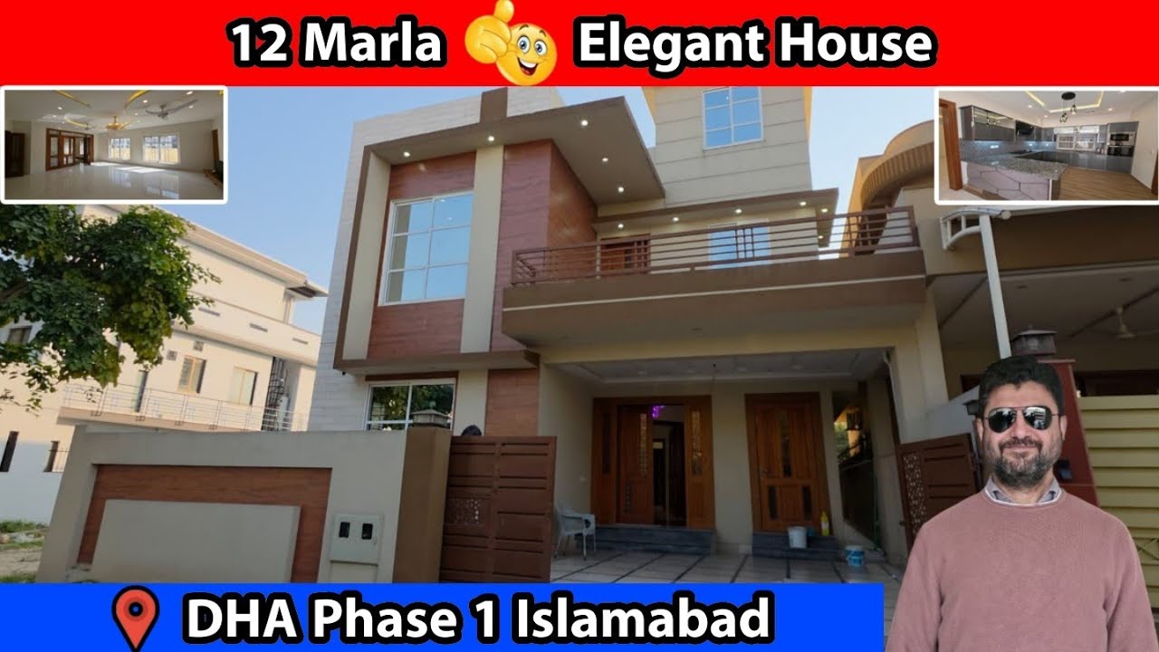 Elegant 12 Marla House with High-Quality Construction For Sale In DHA 1 Islamabad 