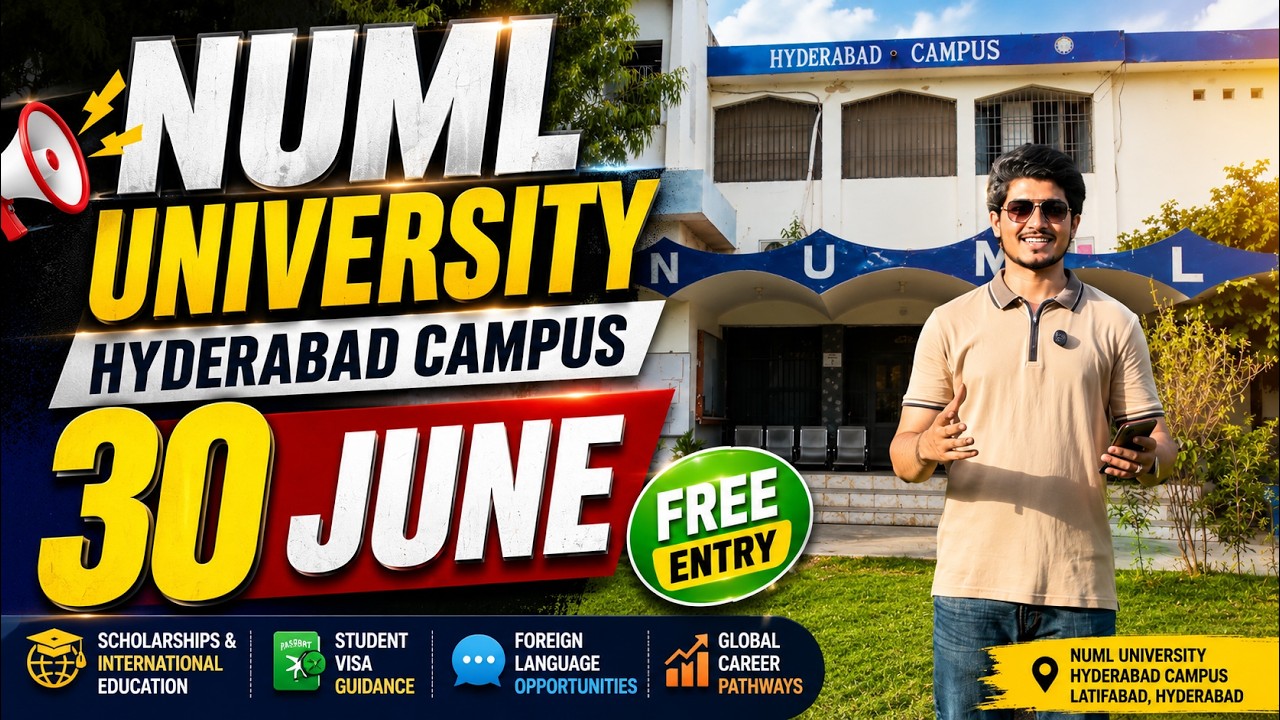 NUML University Hyderabad Launched Language & Global Careers Awareness Seminar 2026 #scholarship