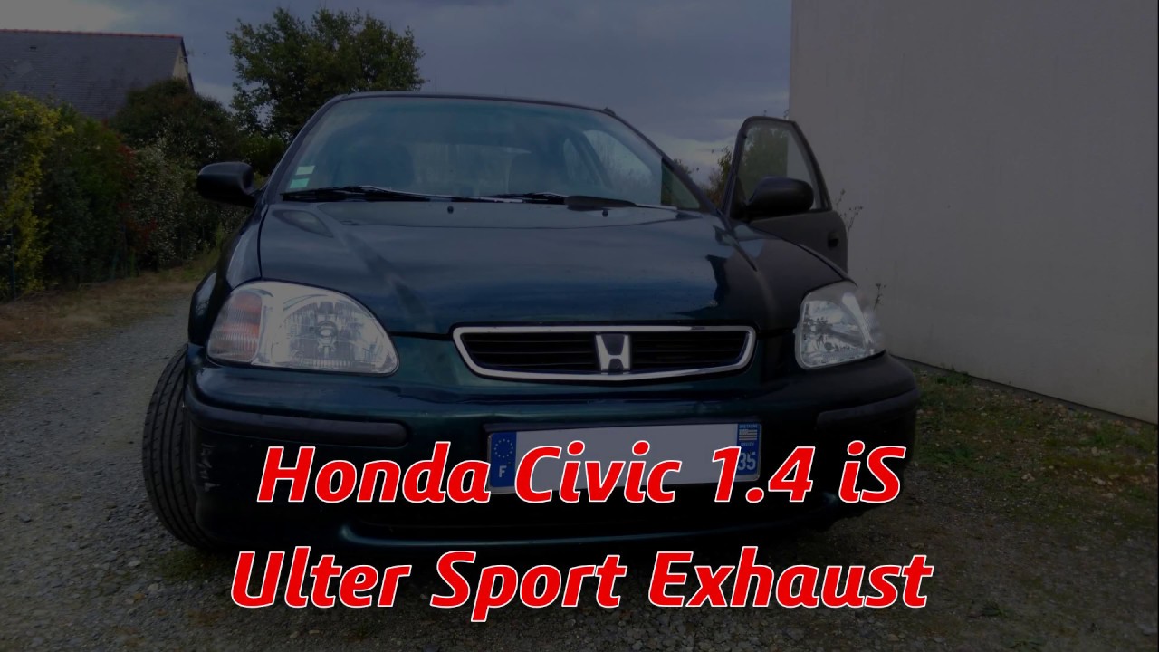 Ulter Sport Exhaust Civic EJ9 1.4 iS