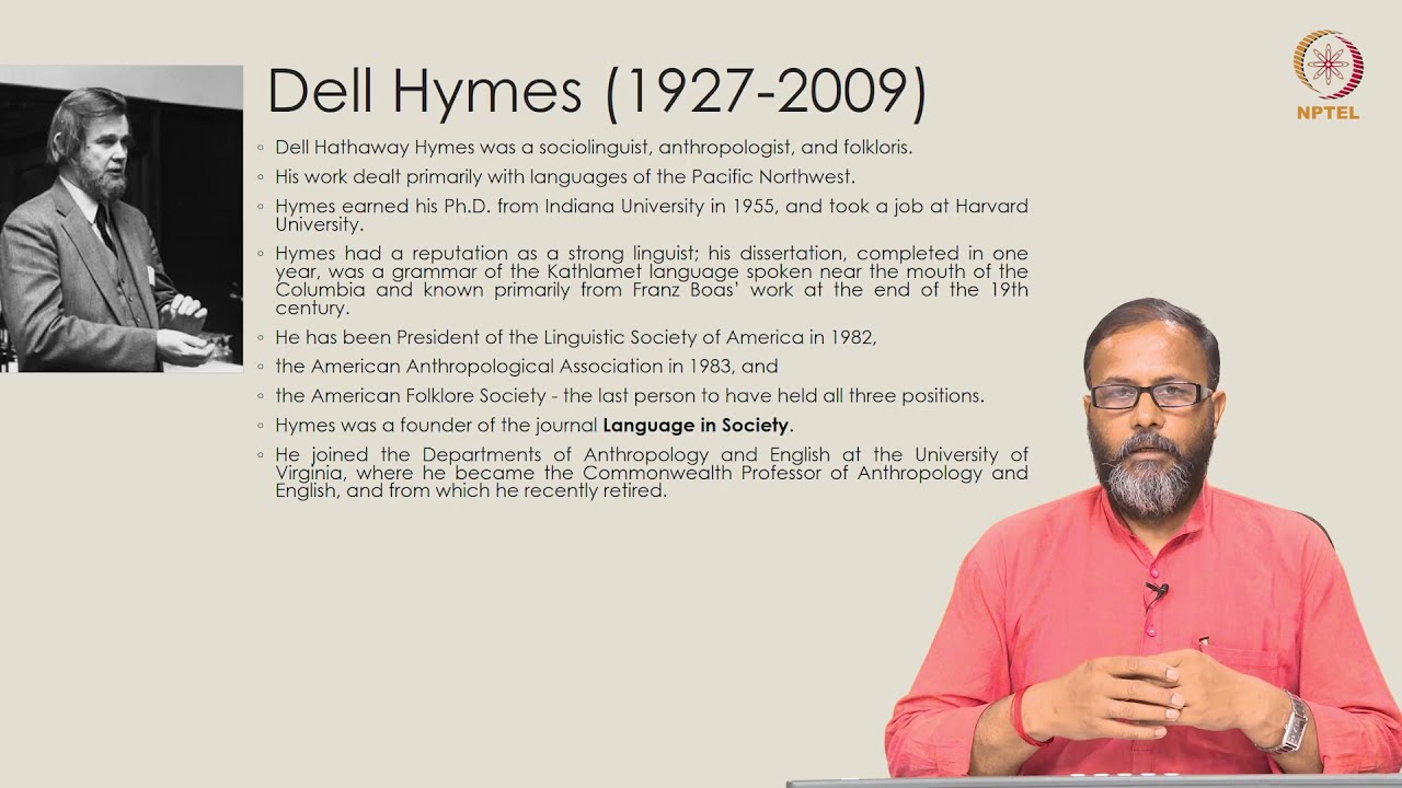 Dell Hymes and His Work