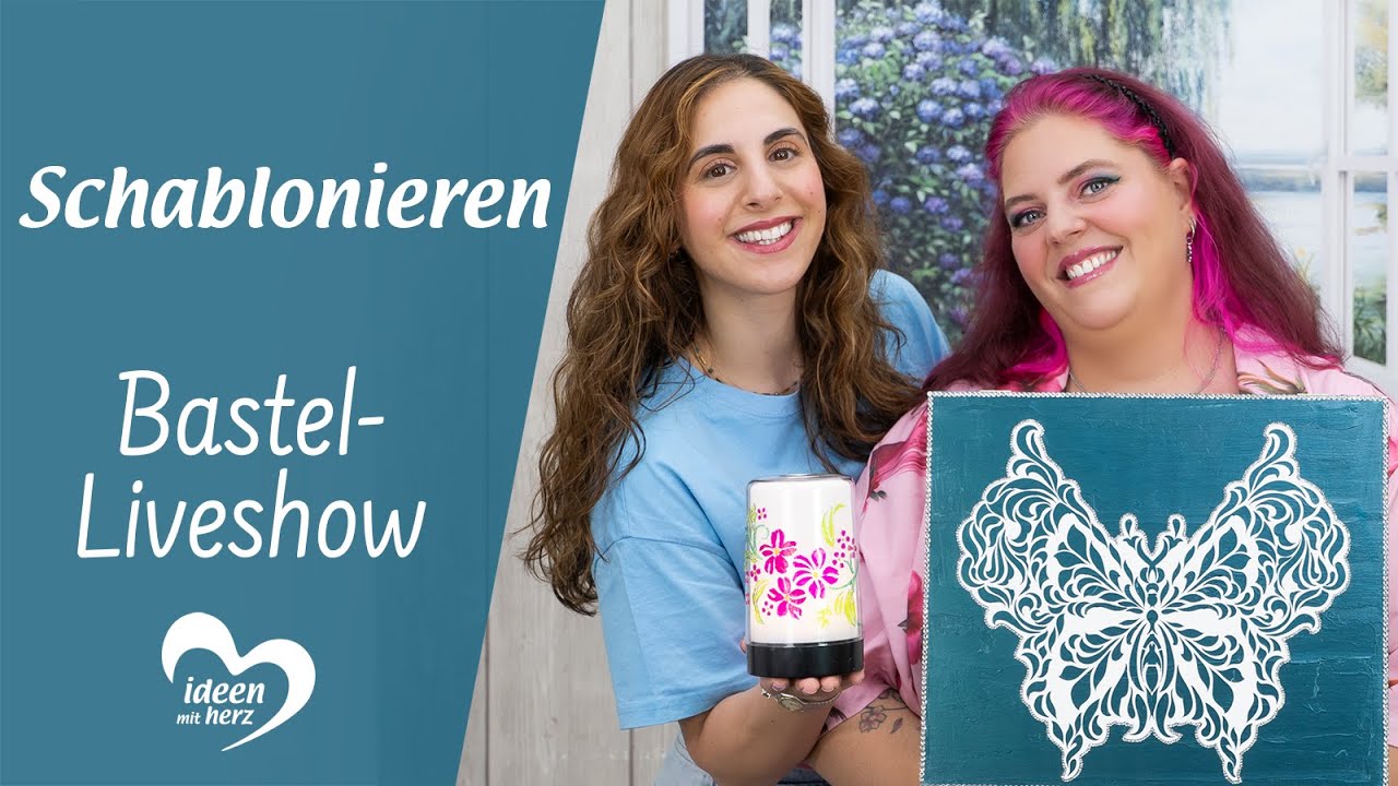 Schablonieren - Bastel-Liveshow (14.07.2025)