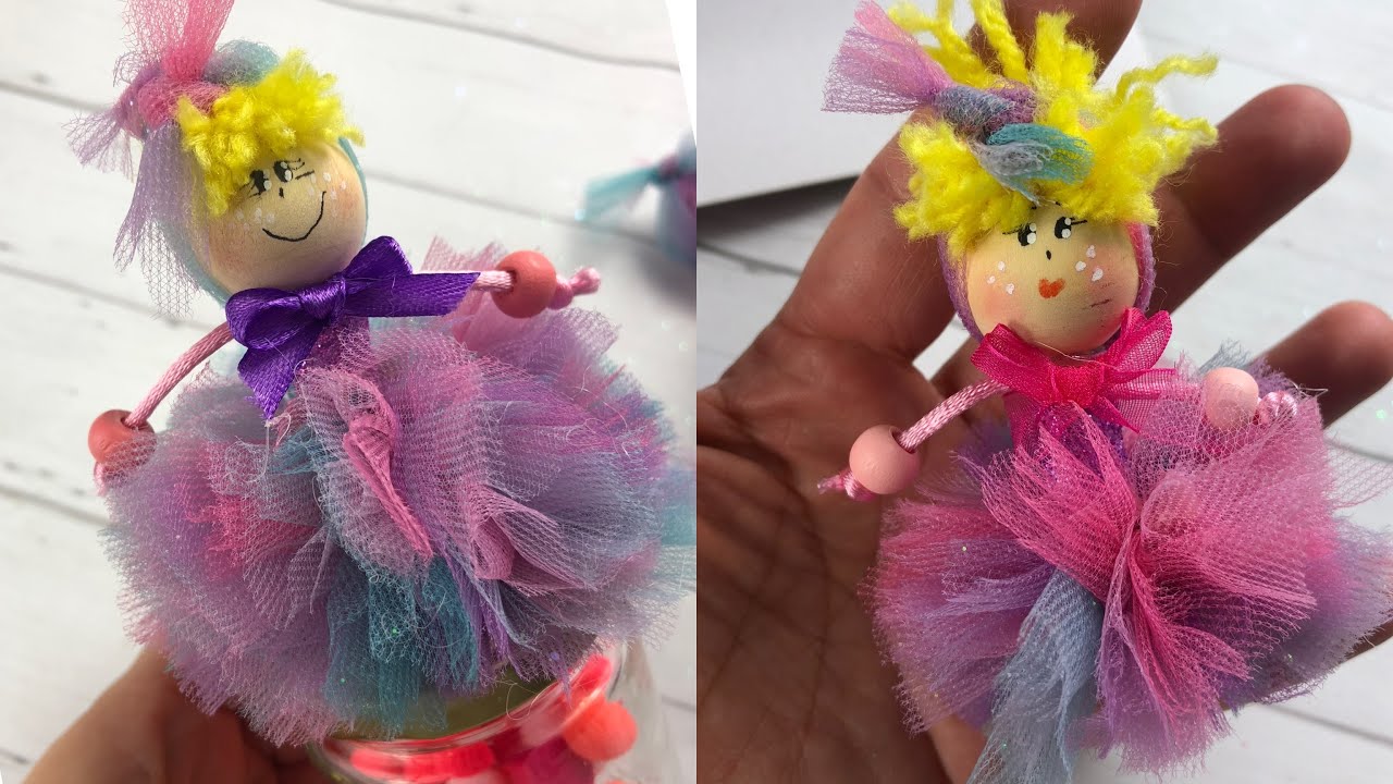 TUTORIAL TENERE BAMBOLINE CON PON PON IN TULLE