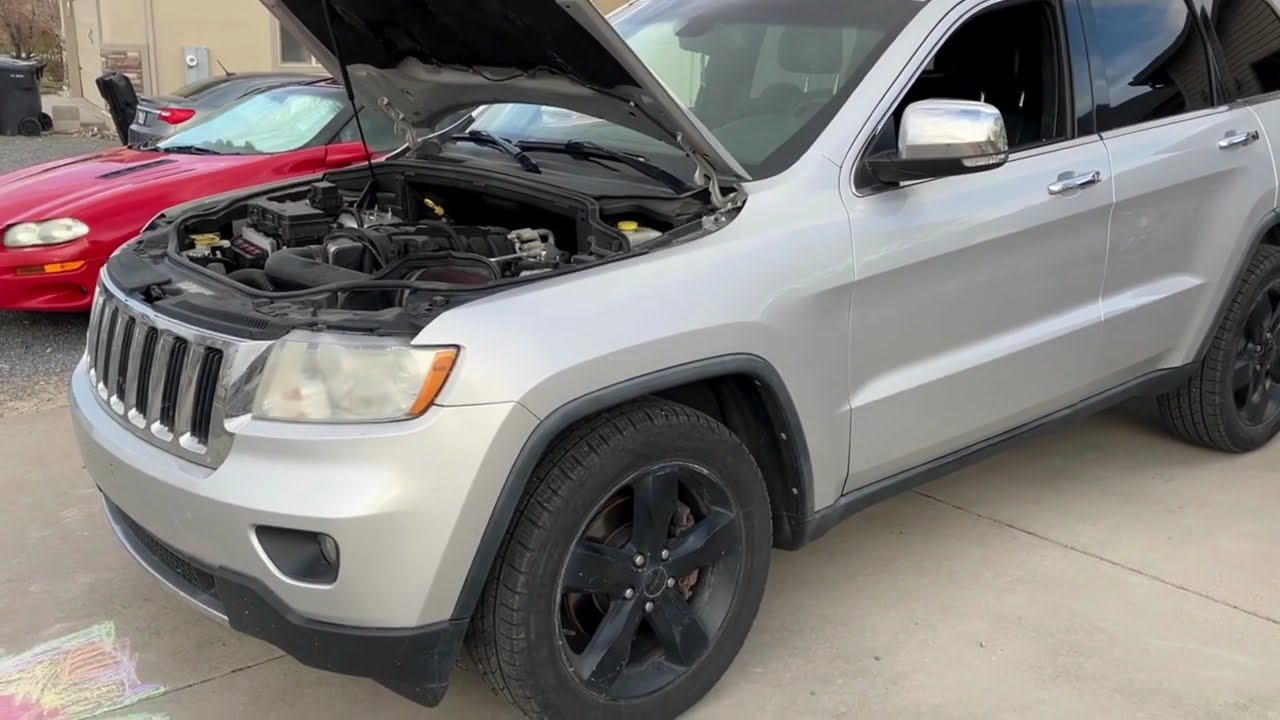Замена датчика положения распредвала 5.7 Hemi Jeep Grand Cherokee 2012. Коды P0016, P0340, P000B.