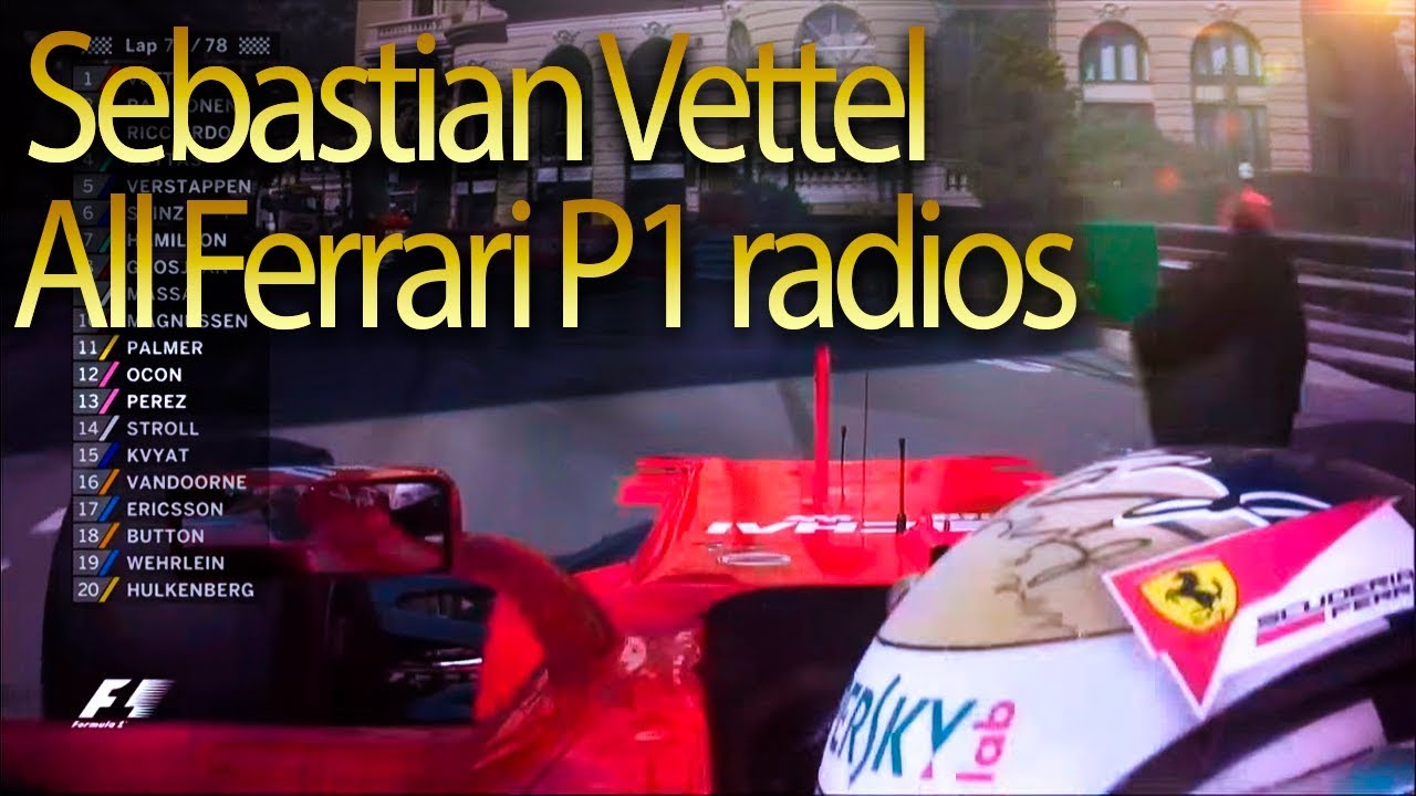 Sebastian Vettel - All Ferrari P1 team radios | 2015-2017 Mexican GP