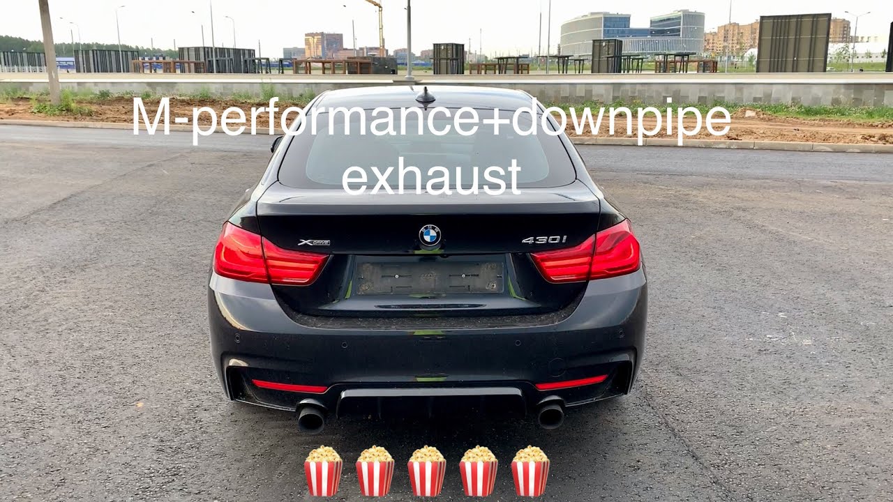 BMW 430i exhaust sound (in the tunnel)