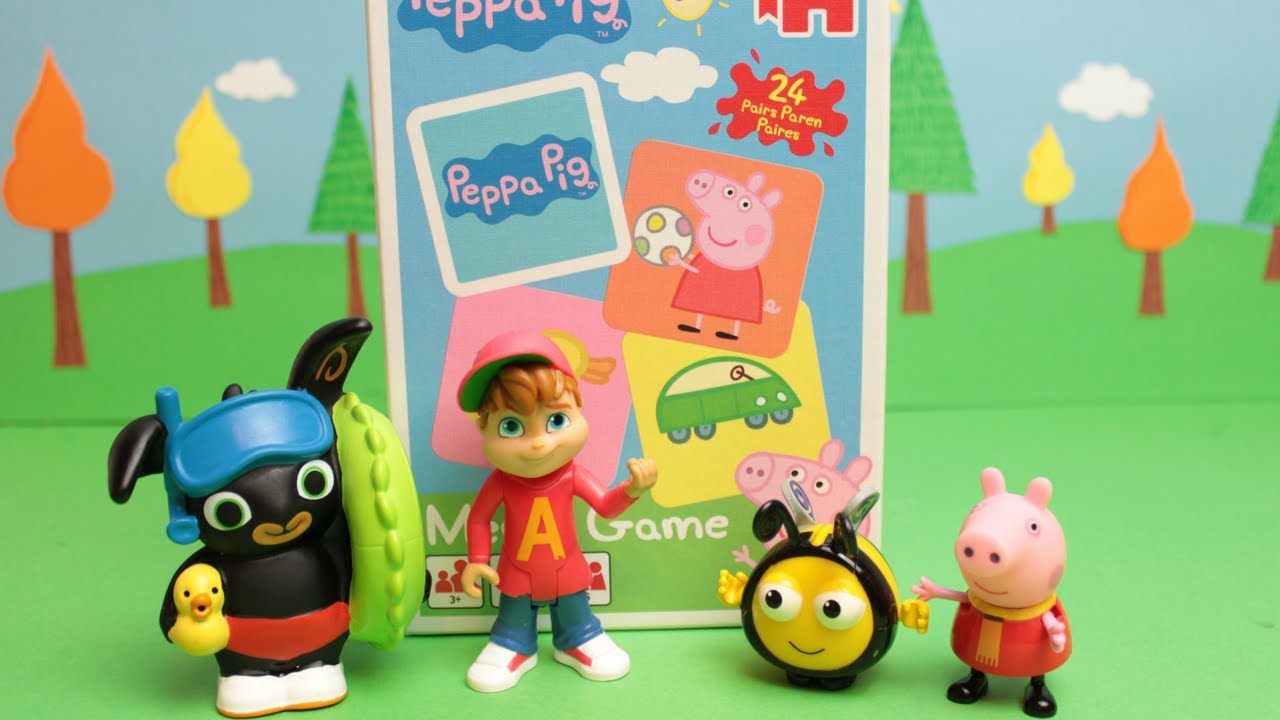 Peppa Pig e Alvin sfidano Bing e Buzzbee a Memory [Challenge]