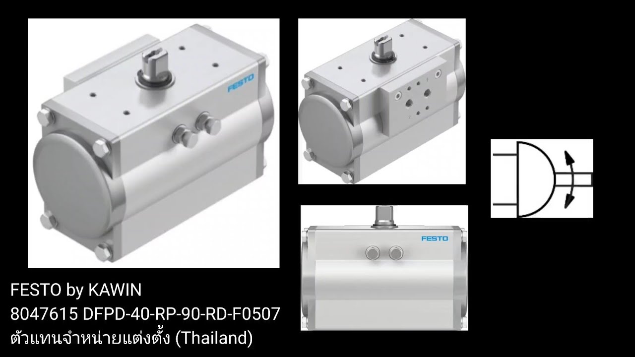 FESTO 8047615 DFPD-40-RP-90-RD-F0507Semi-rotary drive