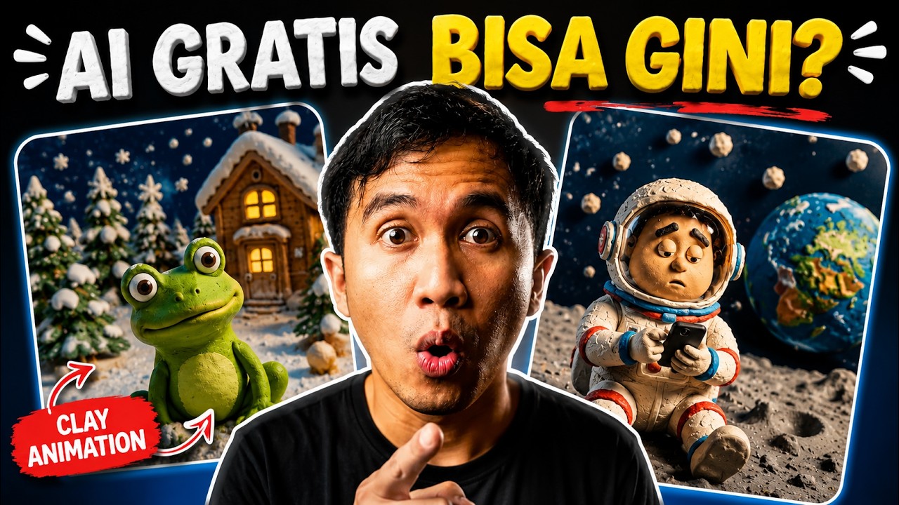 🔥Clay Animation Tutorial: Cara Buat Animasi Ai Viral di Google Flow Gratis