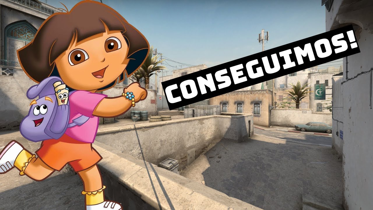 DORA AVENTUREIRA JOGANDO CS 2