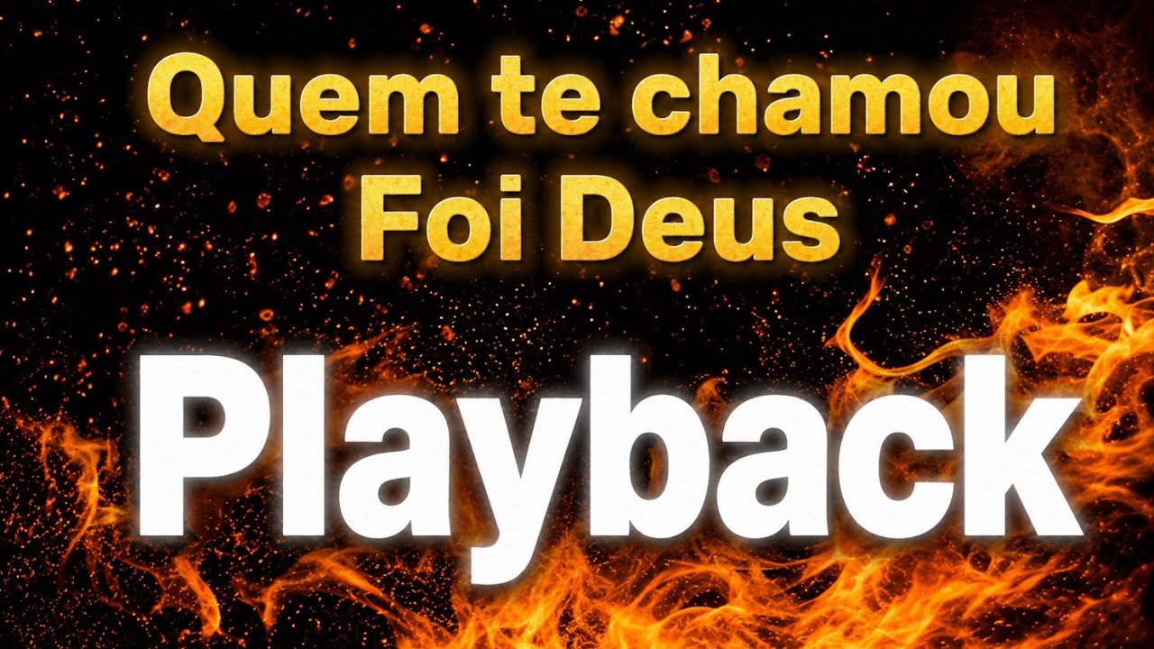 PLAYBACK🔥 Quem te chamou foi Deus 🔥Deilde Águia 