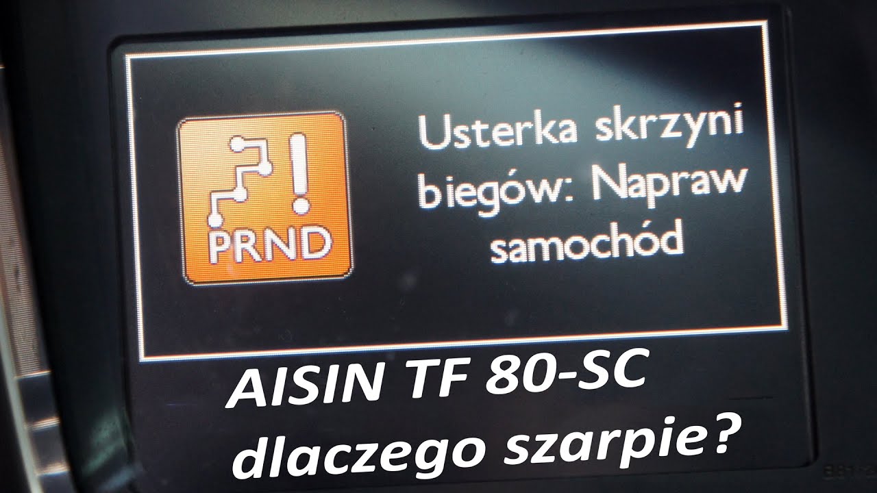 Skrzynia Aisin TF80-SC szarpie (dziś sobie pogadam)