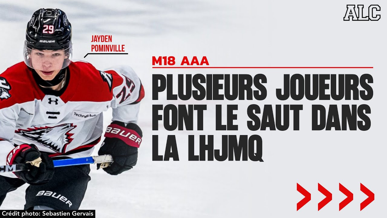 M18 AAA | Des joueurs font le saut dans la LHJMQ