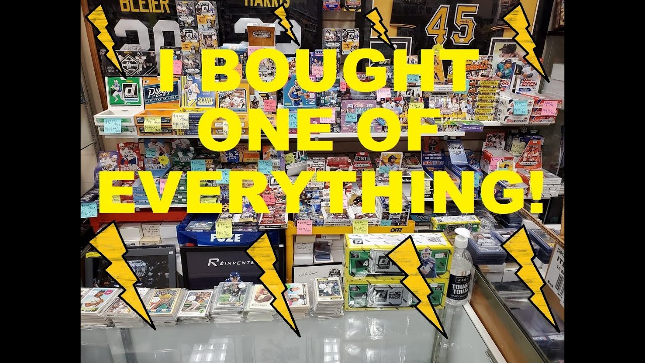 I BOUGHT 1 HOBBY PACK OF EVERYTHING AT MY LCS!!!