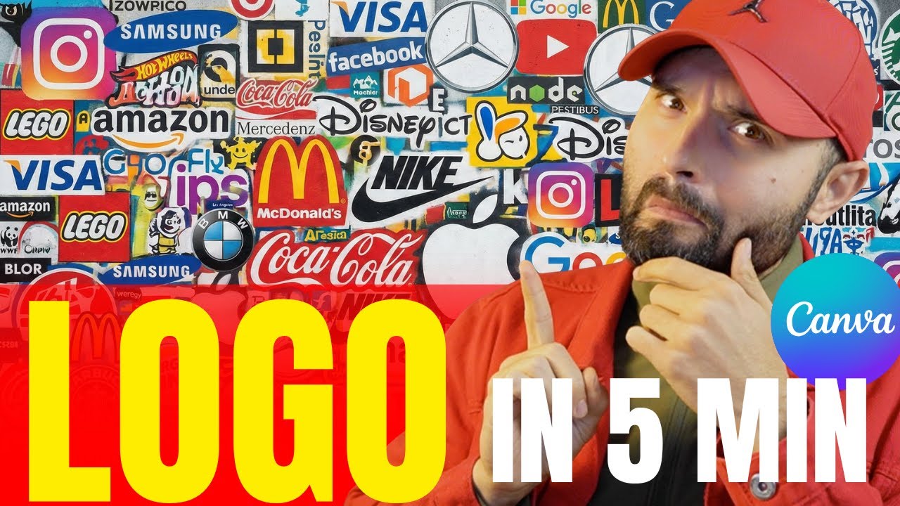 Come CREARE un LOGO in 5 min CON Canva + AI