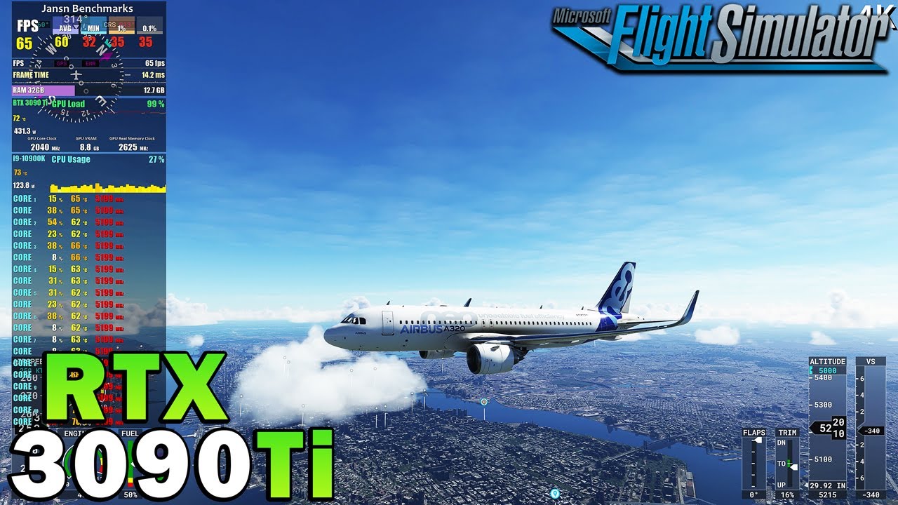 Microsoft Flight Simulator 2020 | RTX 3090 Ti | i9 10900K OC | 4K - 1440p - 1080p | Ultra Settings
