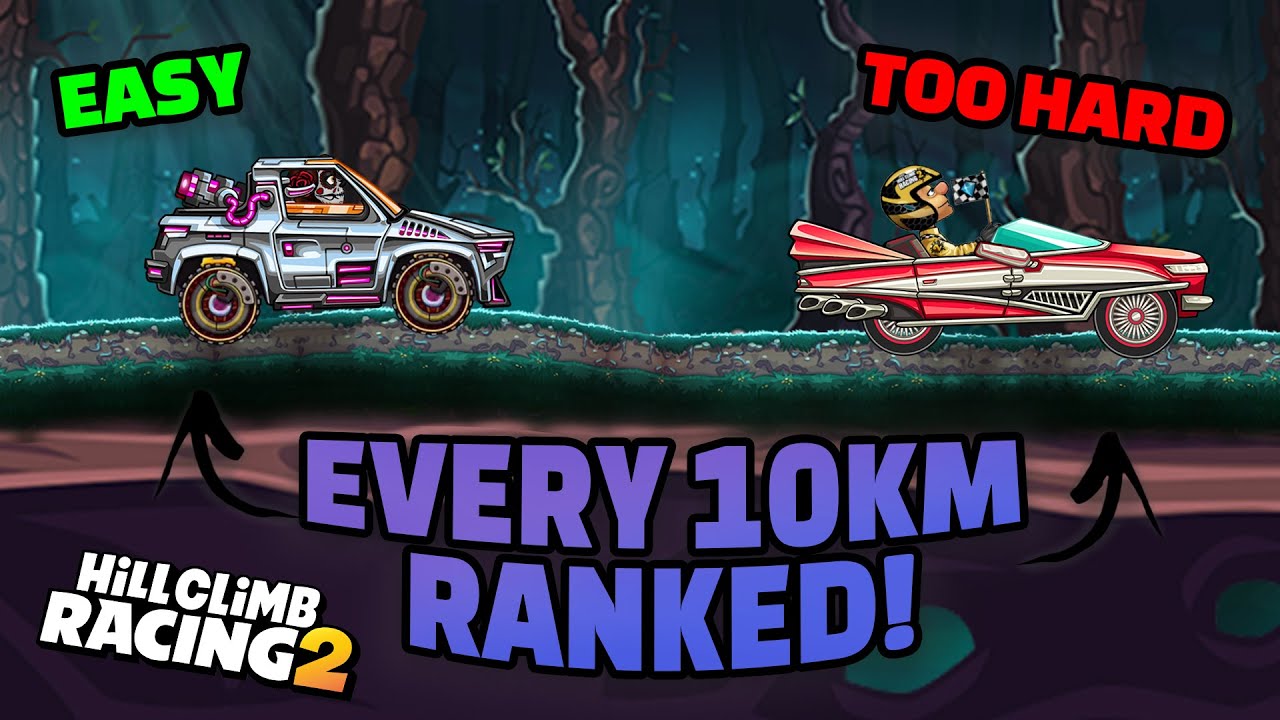 🤩🔥Every 10km Record In Gloomvale Ranked! Hill Climb Racing 2 10km Records Ranking Compilation
