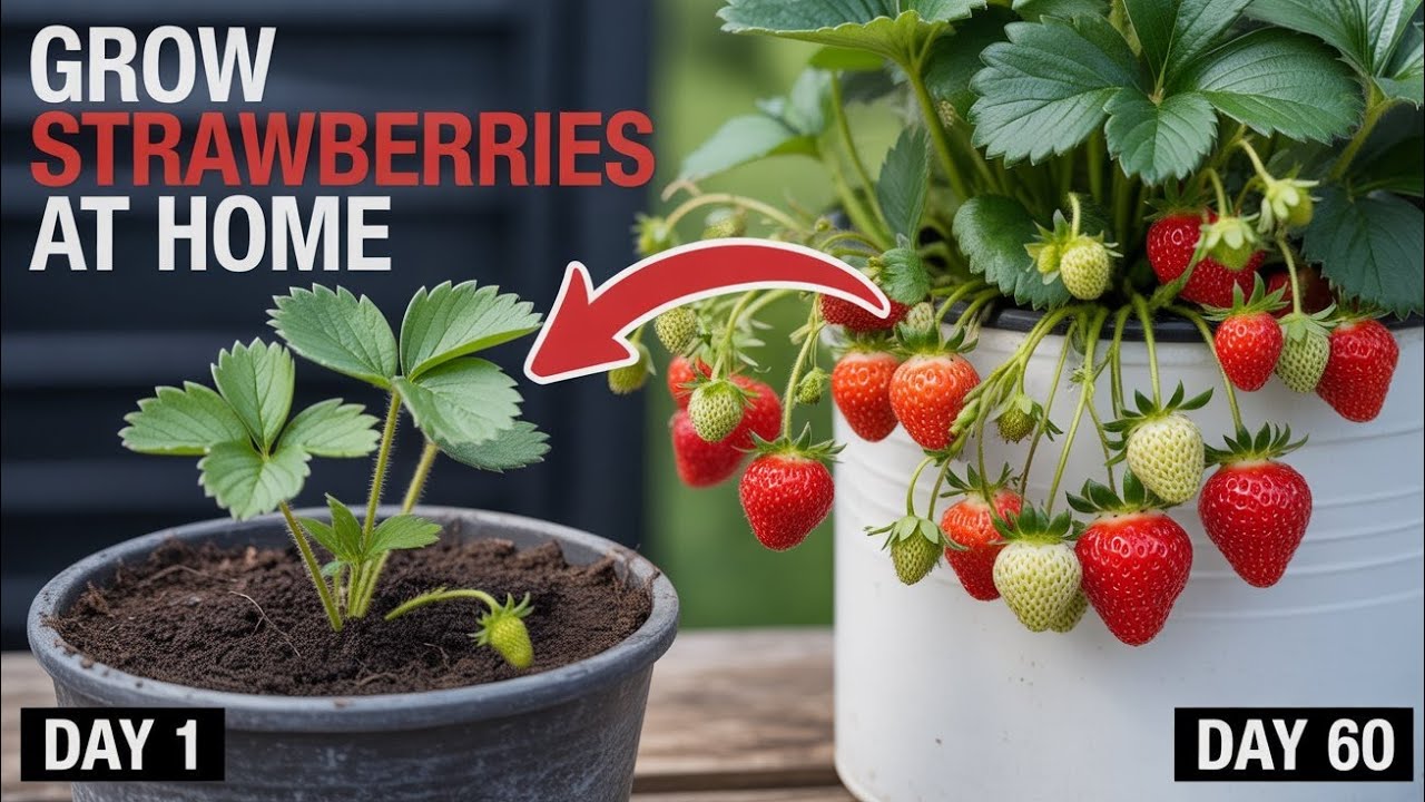 Tips for growing Organic strawberry at home