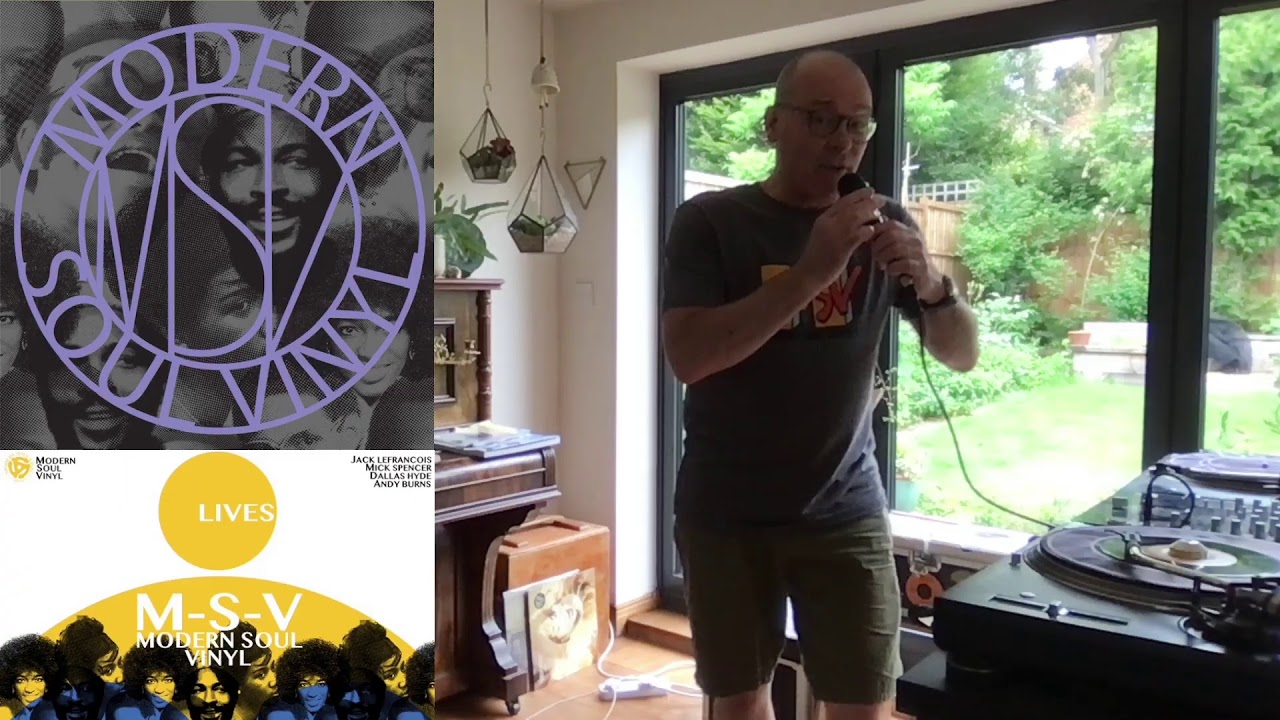 19/6/21 Andy Burns-M-S-V  Soulstice All dayer 5-6  Modern soul Vinyl