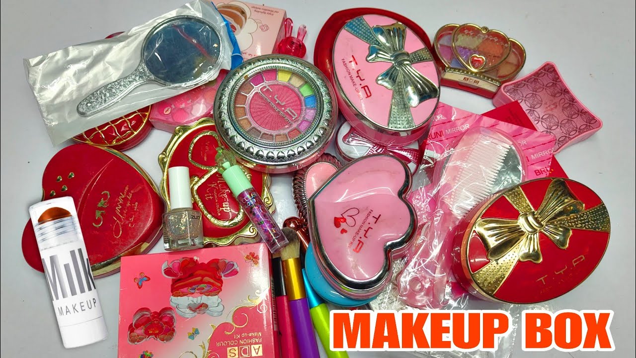 MAKEUP BOX UNBOXING ASMR | Barbie Makeup Kit, Makeup Box, Makeup Kit Review 27/07