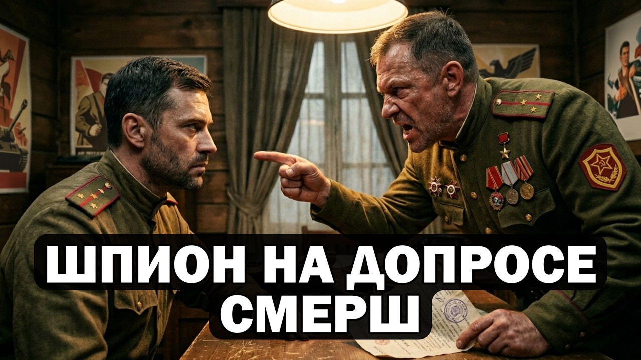 ШПИОН НА ДОПРОСЕ — СМЕРШ НЕ МОГ ПОНЯТЬ КТО ОН