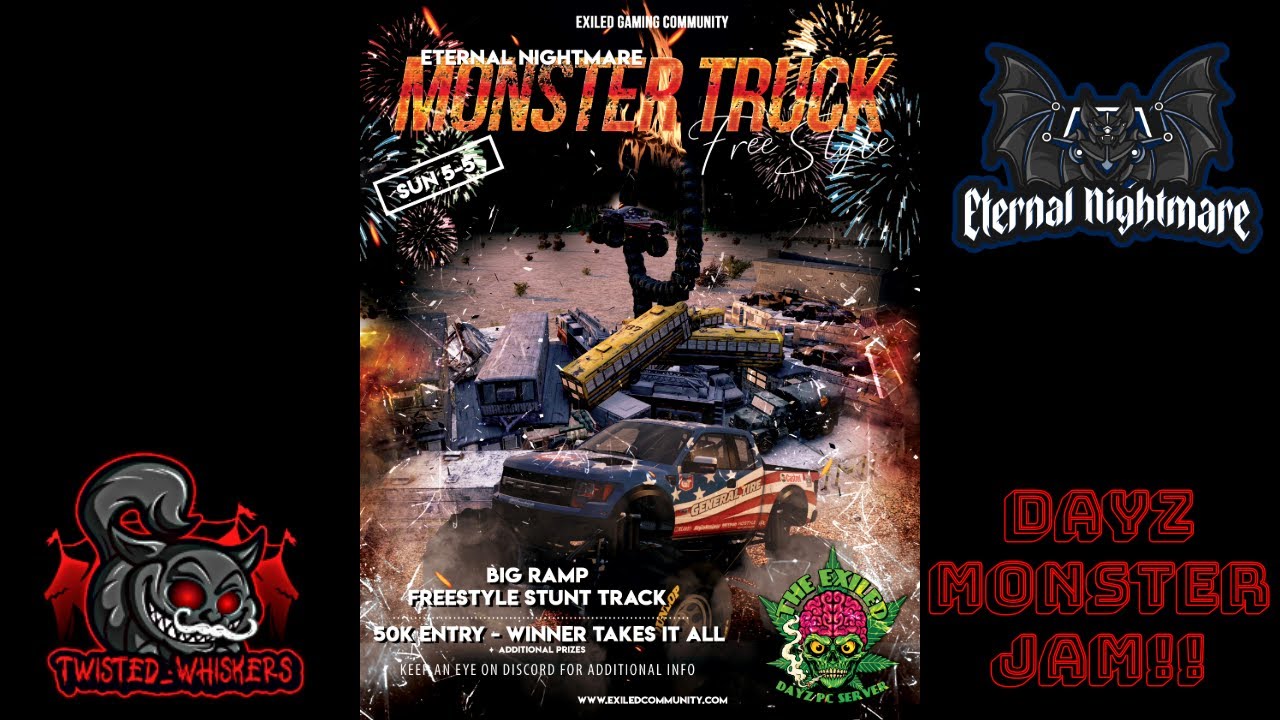 MONSTER JAM DayZ Edition!!! DayZ The Exiled!!