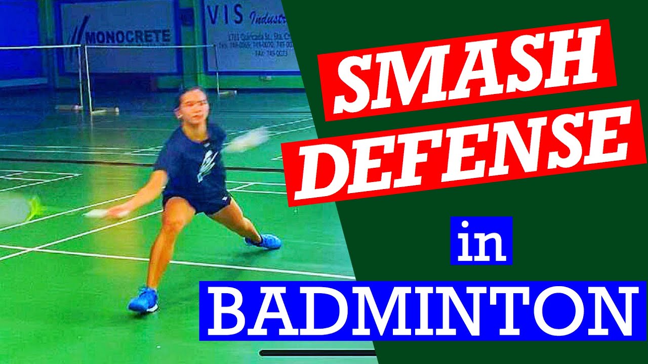 LEARN SMASH DEFENSE in BADMINTON- Defend yourself against a smash confidently 