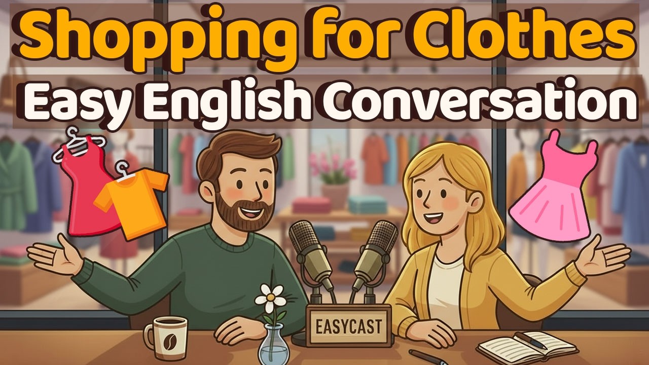 Clothes Shopping Conversation | English Listening Practice | EasyCast