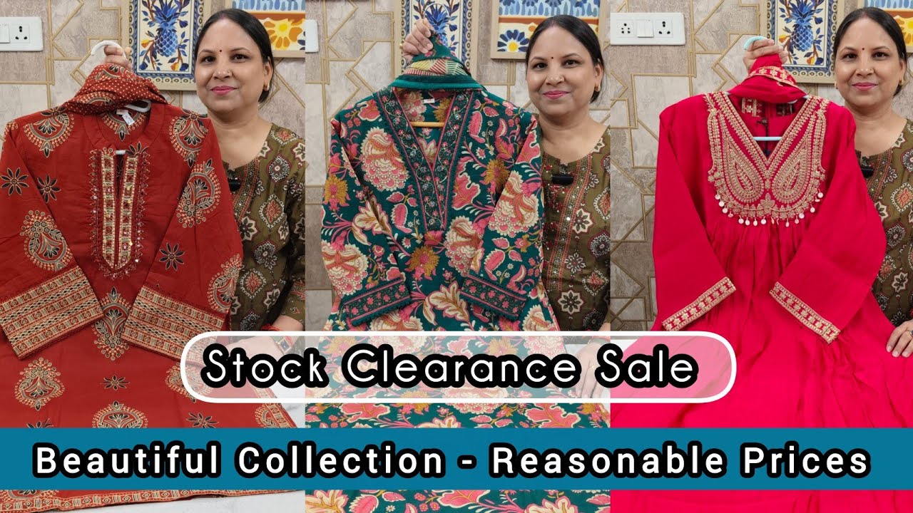 😍Stock Clearance Sale OF Pure Fabric Suits By Kanchi Kreations😍