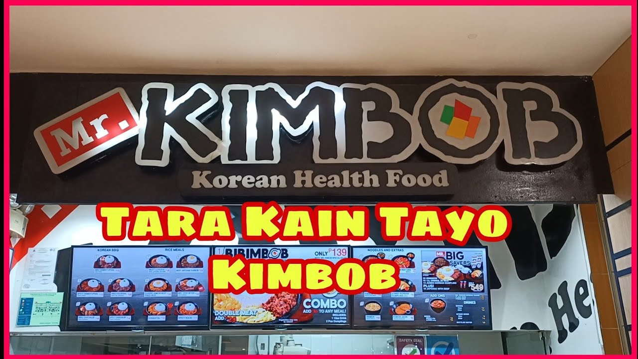 Korean Food Mr Kimbob | Tara Kain Tayo | Nyle Maculet