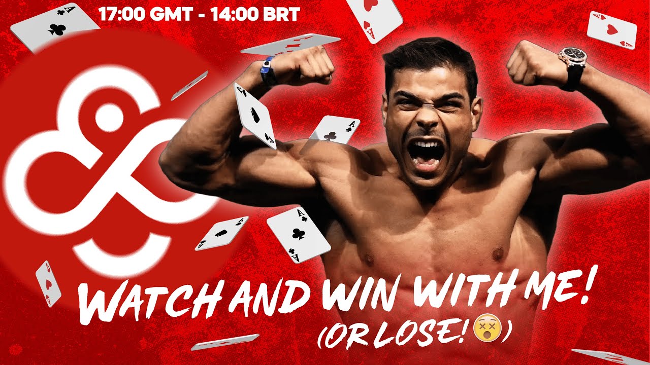 Join Paulo Costa Live on CoinPoker! SUNDAY 17:00 GMT, 14:00 BRT