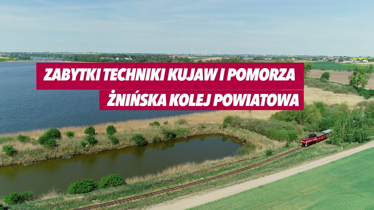 Zabytki Kujaw i Pomorza Żnińska Kolej Wąskotorowa 25.10.2022r.
