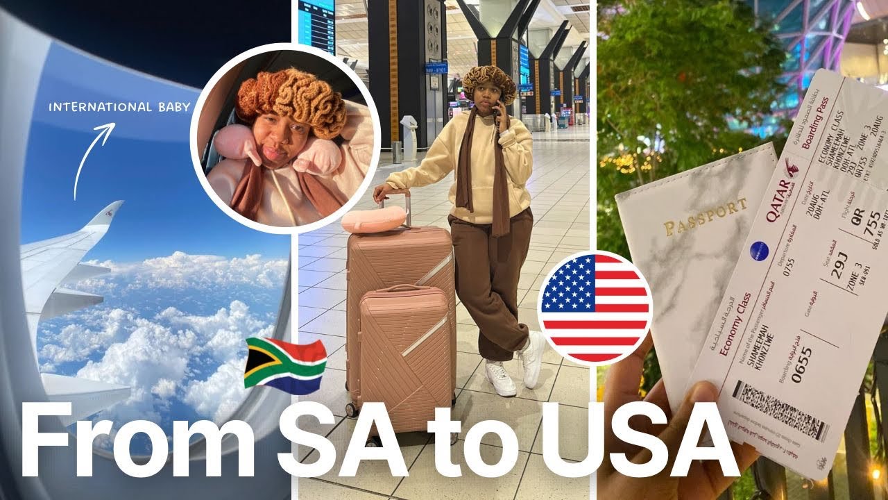 Big Move! 🧳 From South Africa 🇿🇦 to America 🇺🇸| Hospitality Student Life