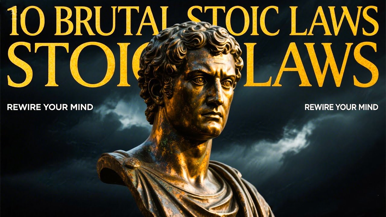 10 Brutal Stoic Laws That’ll KILL Your NEGATIVE Thinking – REWIRE YOUR MIND | STOICISM