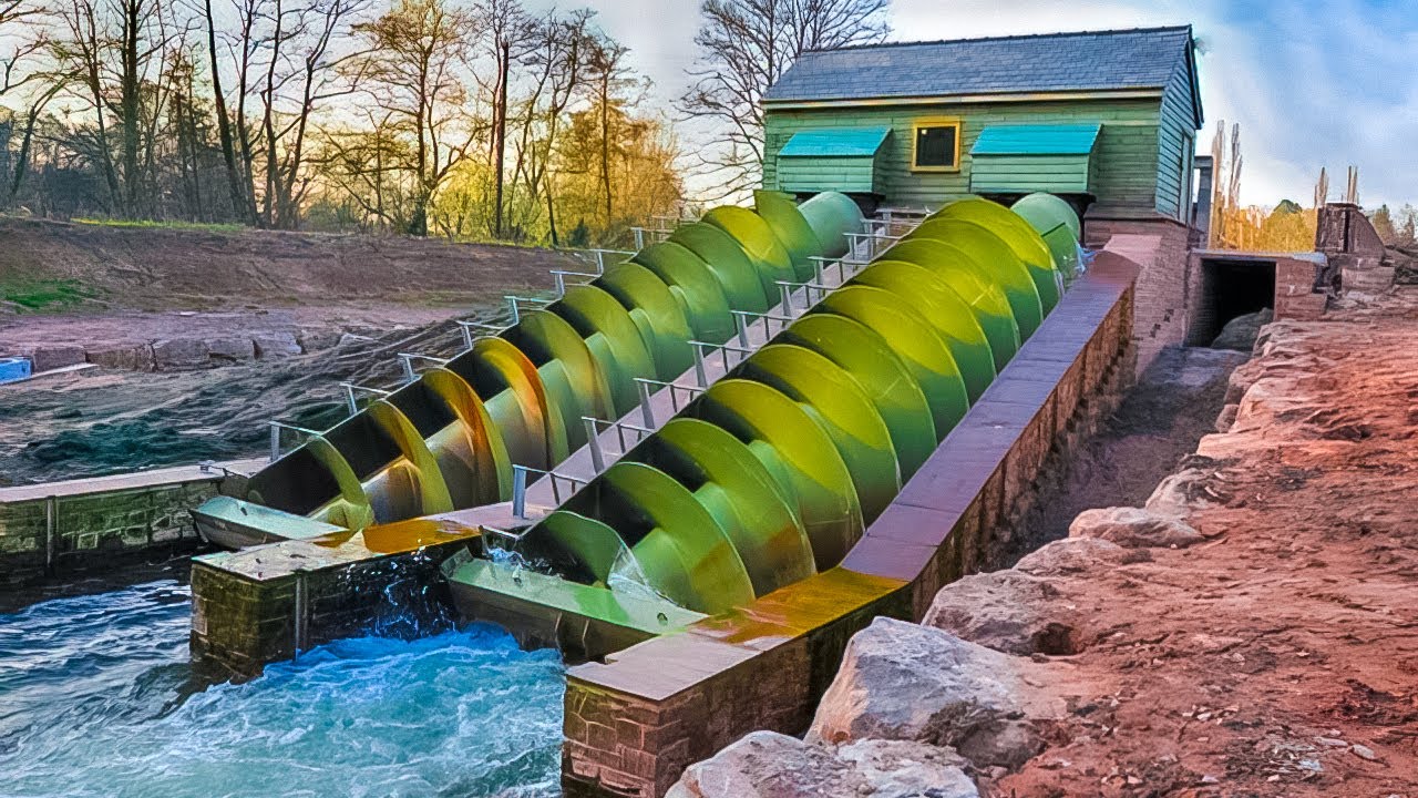 ERSTAUNLICHE WASSERKRAFTTECHNOLOGIEN UND WASSERKRAFTWERKE