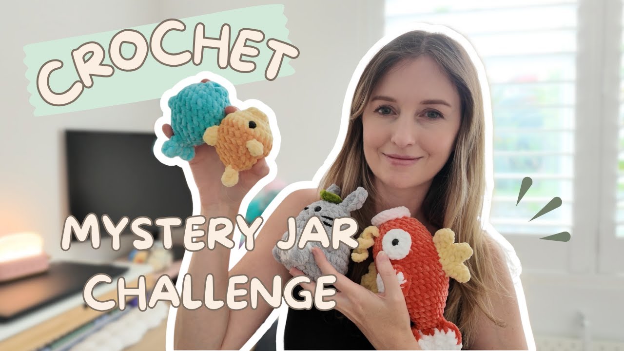 Crochet Mystery Jar Challenge! The Mystery jar choose my crochet projects! Using only FREE Patterns!