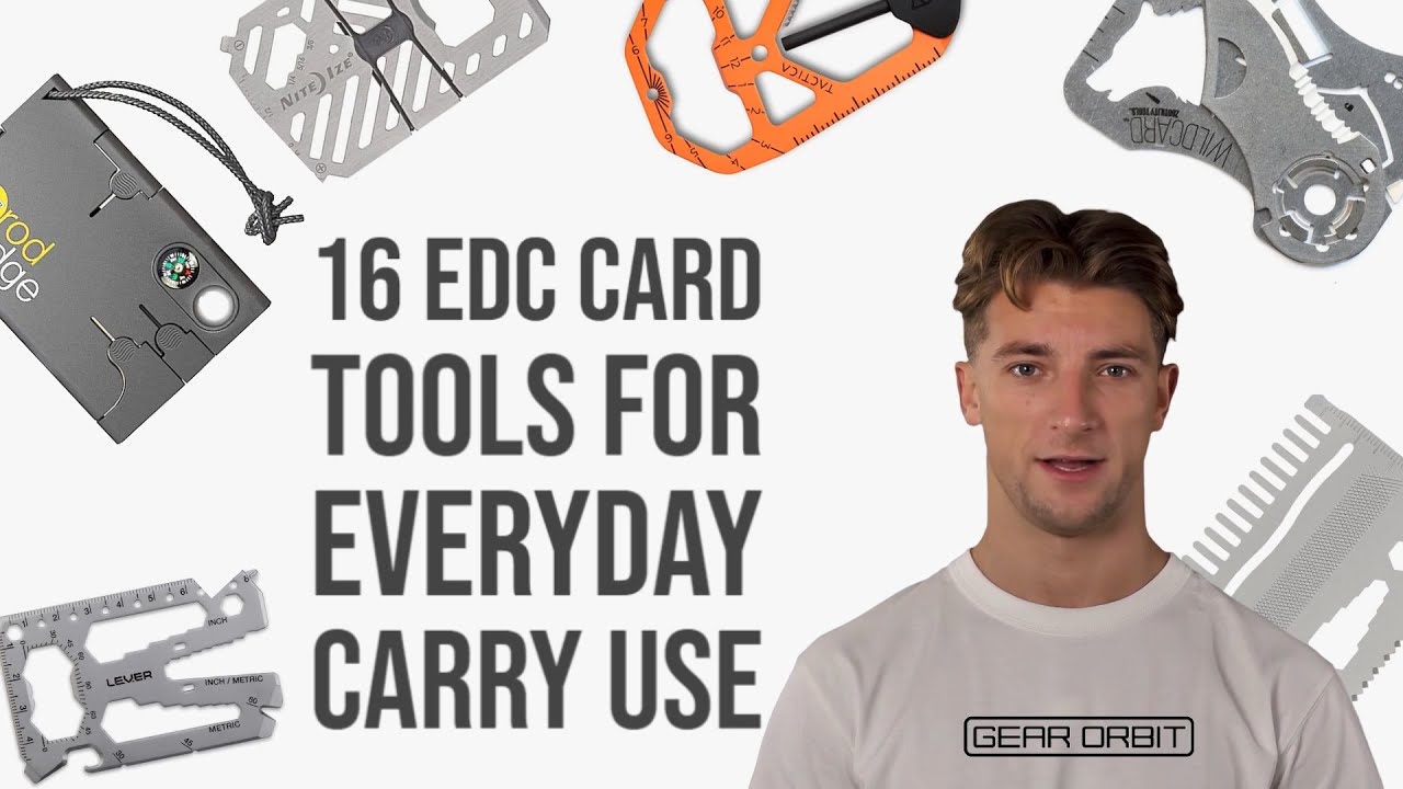 16 EDC Card Tools For Everyday Carry 2021
