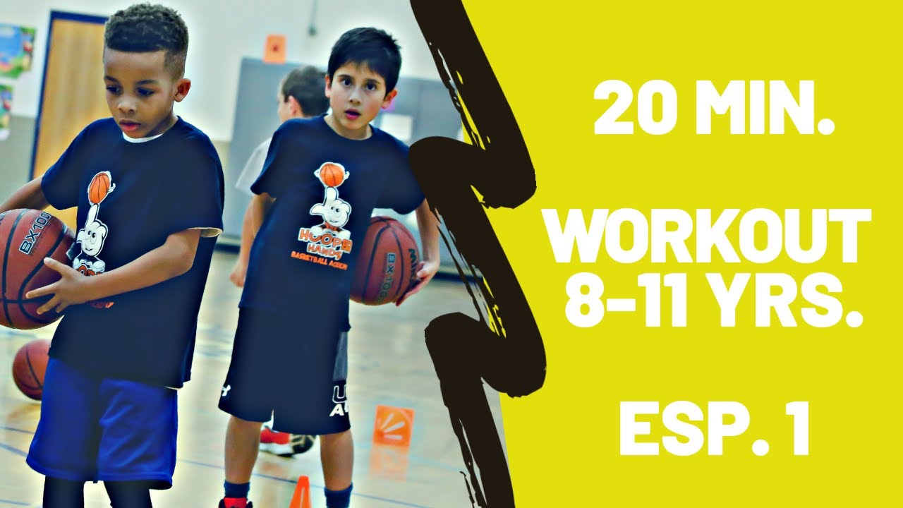 Beginner Basketball #1 Workout 8-11 yrs. #YouthBasketball #HooperHomework
