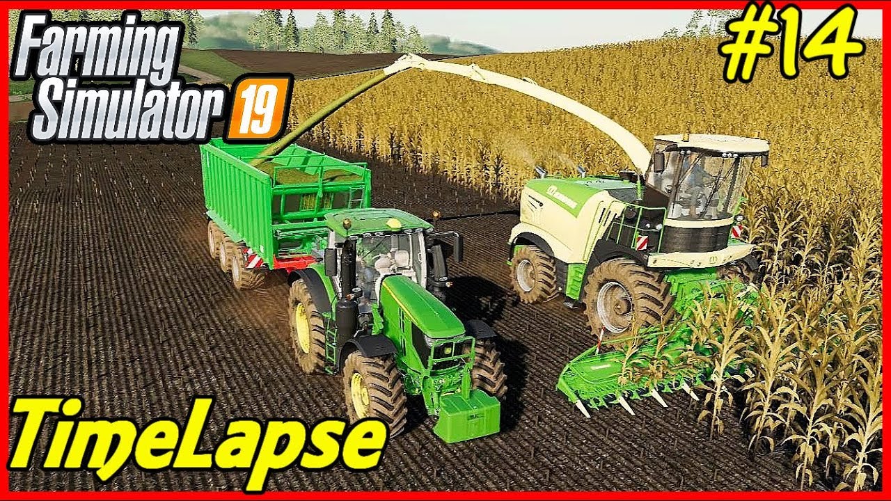 FS19 Timelapse, Felsbrunn #14: Silage!