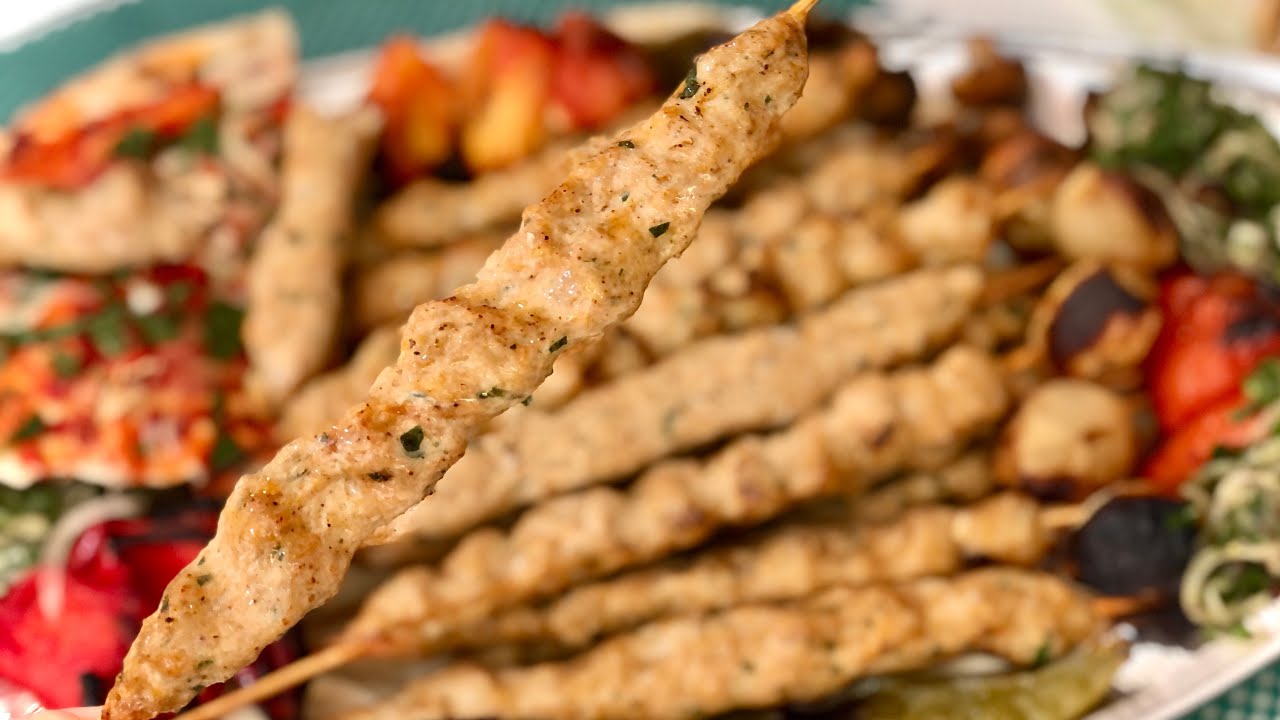 كباب الدجاج المشوي بالفرن 🤩بتتبيلة رااائعة وطعم خراااافي😋طررري لأبعد حد👌|مطبخ ديما