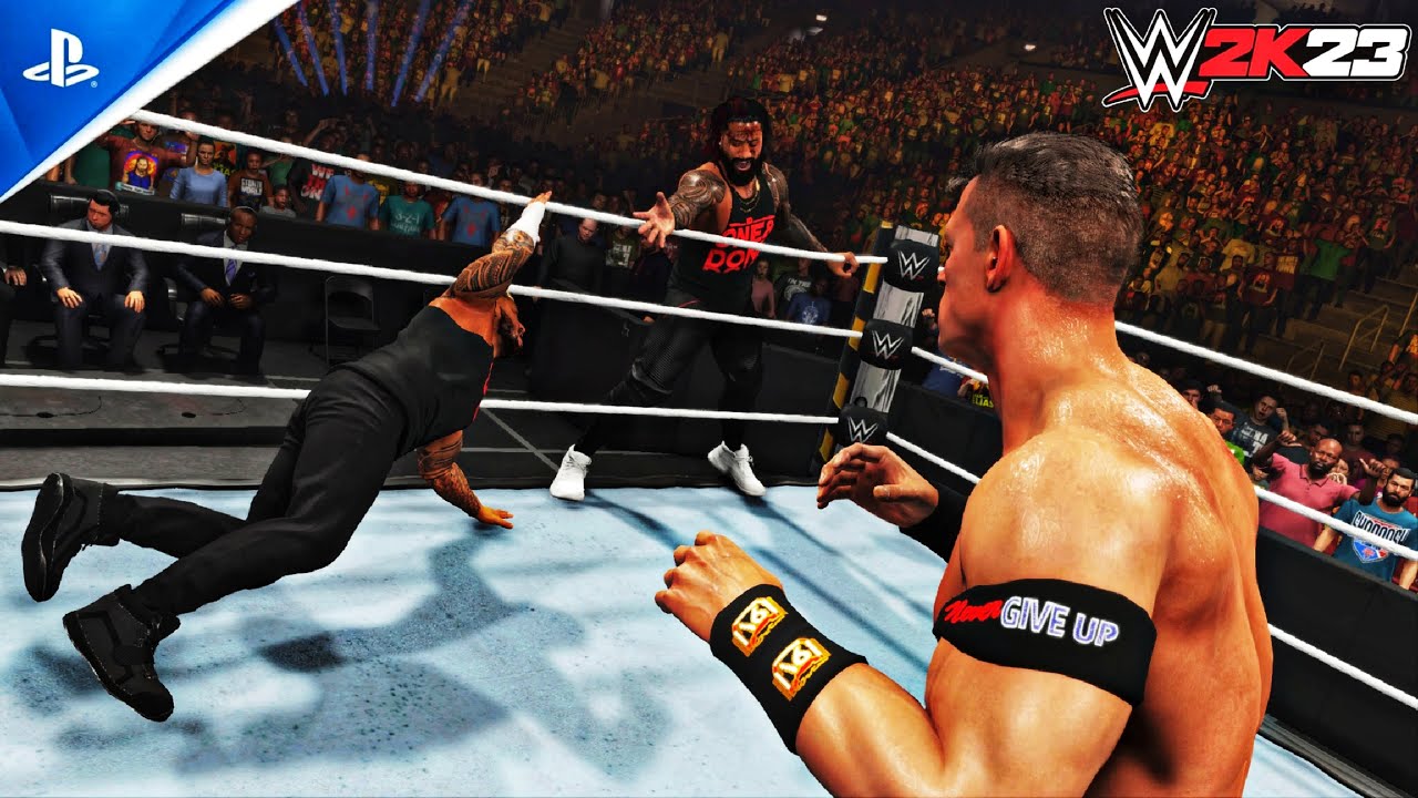 John Cena & LA Knight Unite to Face The Bloodline at Fastlane - WWE 2K23 Showdown! | PS5 UHD