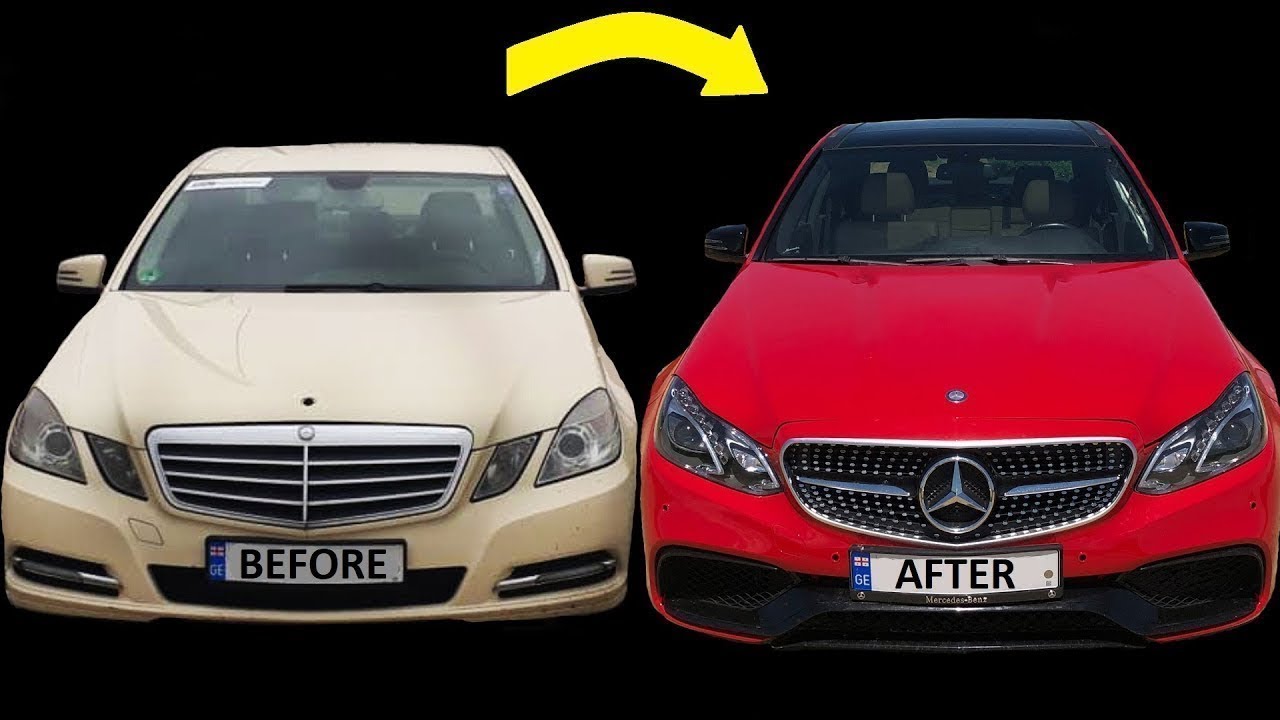 HOW I TRANSFORMED TAXI CAR TO E63 AMG STYLE CAR