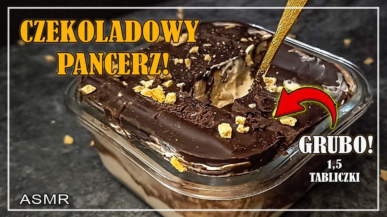 Japoński deser w pancerzu ☕🍫 | Mój sposób na wiralowy serniczek (ASMR)