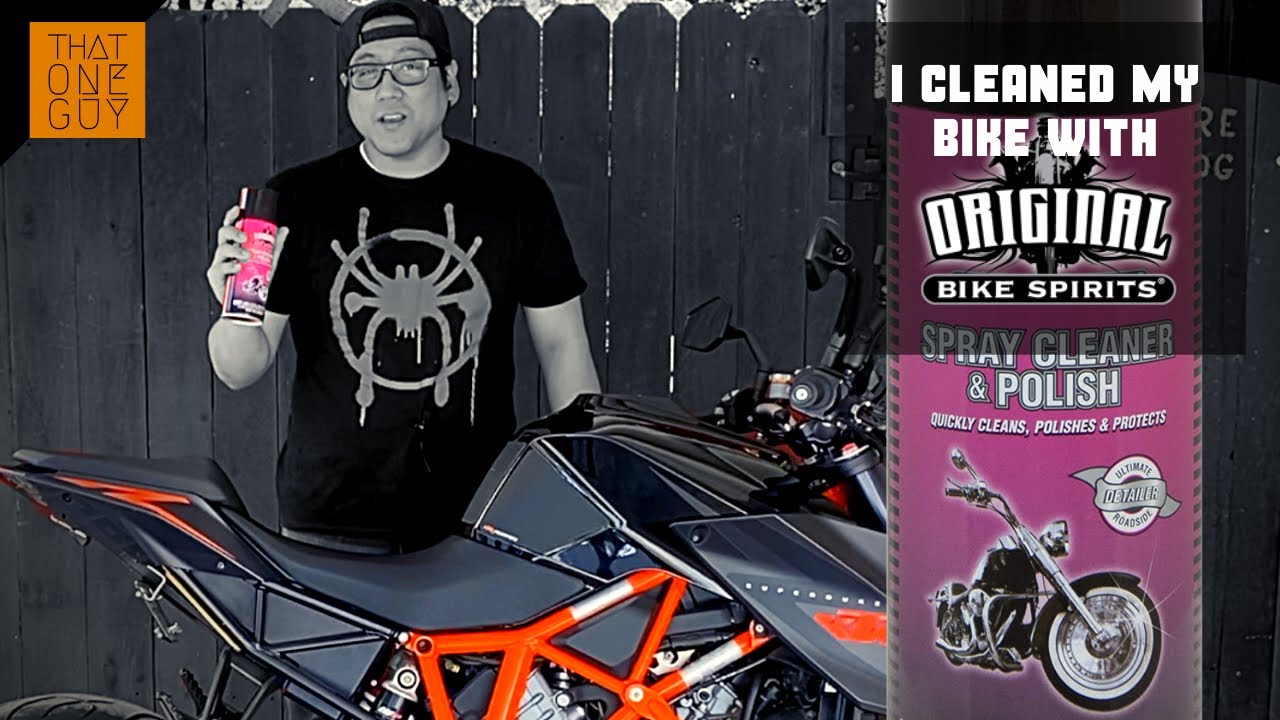Чистка моего Super Duke с помощью Original Bike Spirits