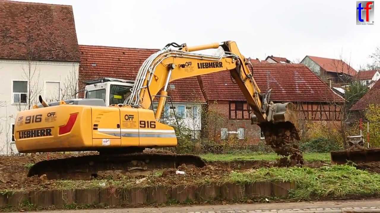 Liebherr R916 Raupenbagger / Excavator @ work, 2013