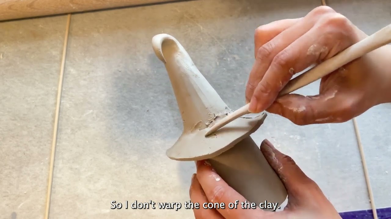 Easy Handbuilding Tutorial: How to Make a Clay Gnome from a Slab