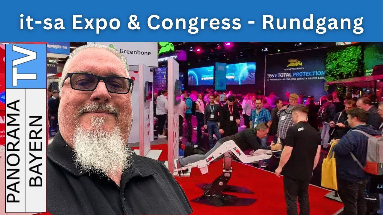 Messerundgang it-sa Expo & Congress im Messezentrum Nürnberg